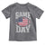 Game Day Football Toddler T Shirt Funny Sunday Retro Patriotic American Flag - Wonder Print Shop