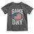 Game Day Football Toddler T Shirt Funny Sunday Retro Patriotic American Flag - Wonder Print Shop