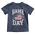 Game Day Football Toddler T Shirt Funny Sunday Retro Patriotic American Flag - Wonder Print Shop
