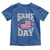 Game Day Football Toddler T Shirt Funny Sunday Retro Patriotic American Flag - Wonder Print Shop