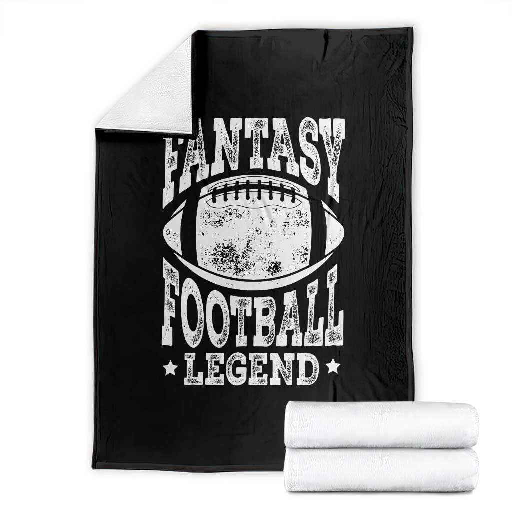 Fantasy Football Legend Throw Blanket Funny Gameday Dad - Wonder Print Shop