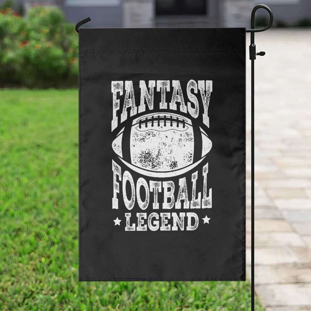 Fantasy Football Legend Garden Flag Funny Gameday Dad - Wonder Print Shop