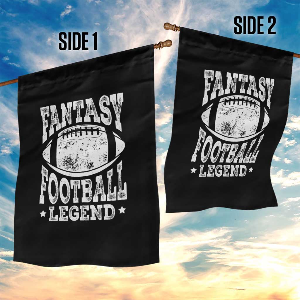 Fantasy Football Legend Garden Flag Funny Gameday Dad - Wonder Print Shop