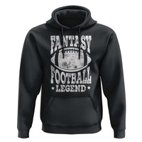 Fantasy Football Legend Hoodie Funny Gameday Dad - Wonder Print Shop