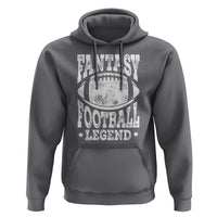 Fantasy Football Legend Hoodie Funny Gameday Dad - Wonder Print Shop