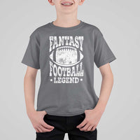 Fantasy Football Legend T Shirt For Kid Funny Gameday Dad - Wonder Print Shop