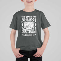 Fantasy Football Legend T Shirt For Kid Funny Gameday Dad - Wonder Print Shop