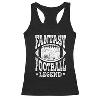 Fantasy Football Legend Racerback Tank Top Funny Gameday Dad - Wonder Print Shop