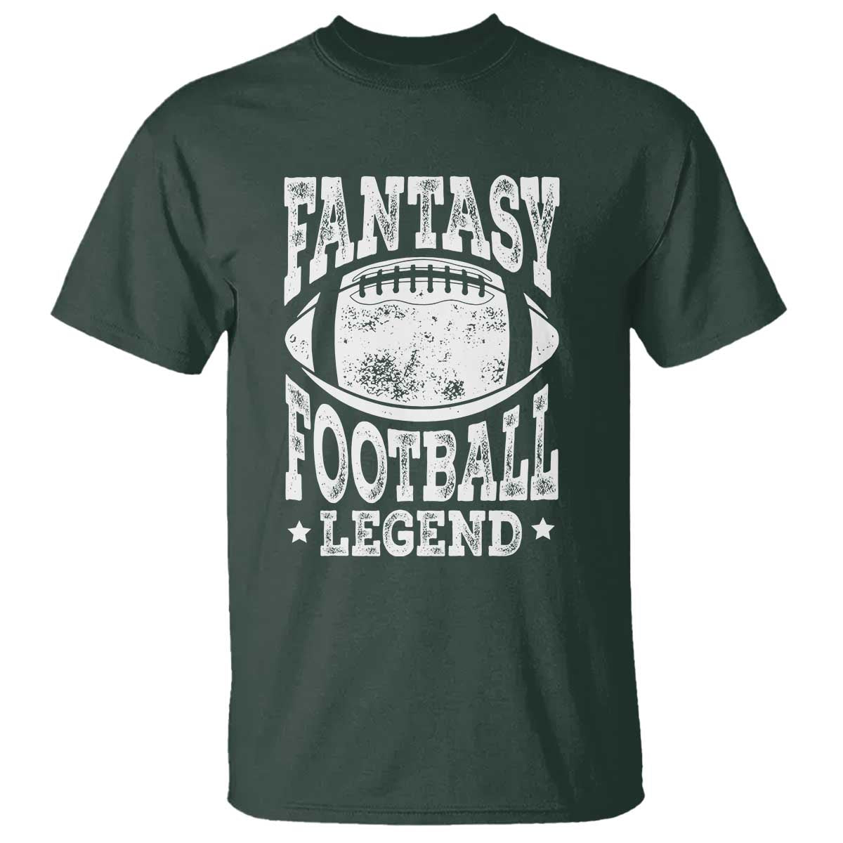 Fantasy Football Legend T Shirt Funny Gameday Dad - Wonder Print Shop