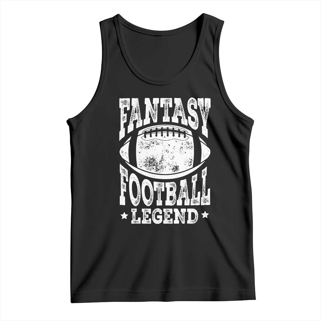 Fantasy Football Legend Tank Top Funny Gameday Dad - Wonder Print Shop