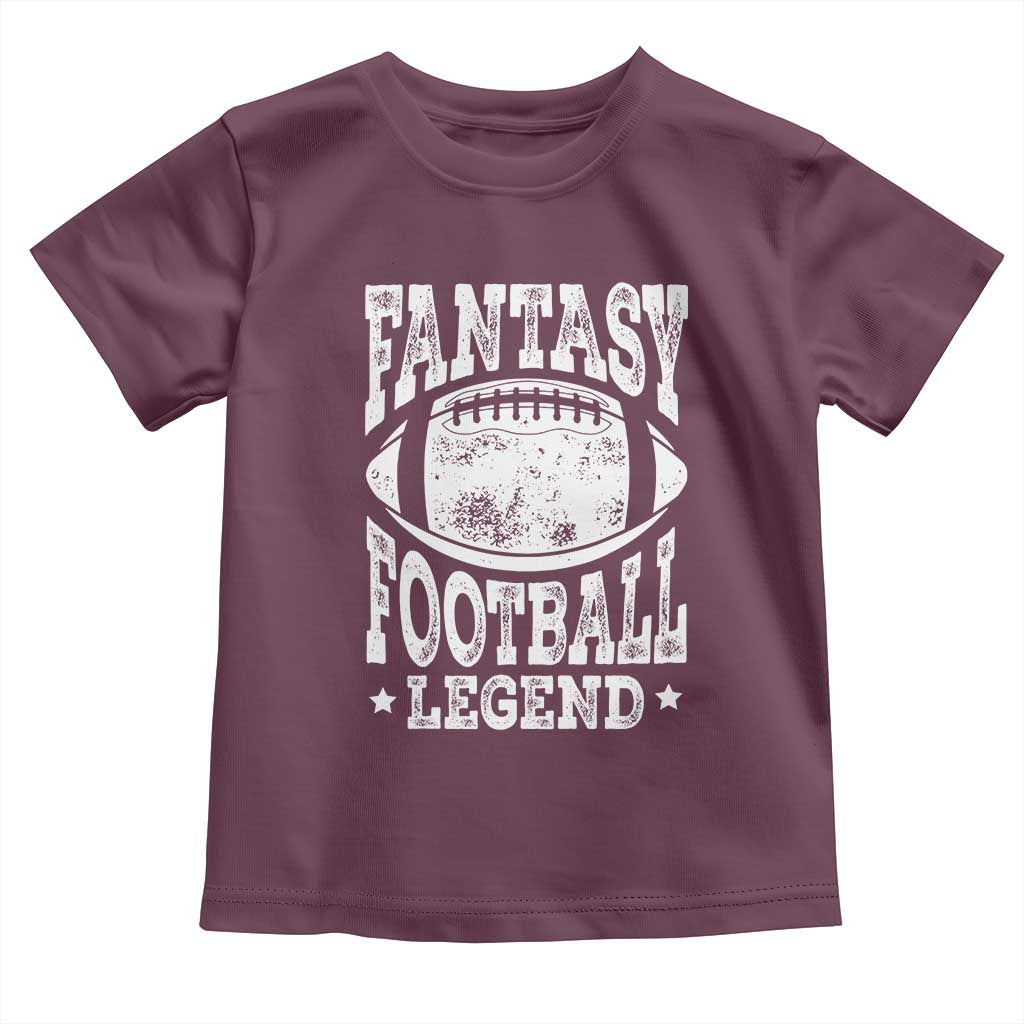 Fantasy Football Legend Toddler T Shirt Funny Gameday Dad - Wonder Print Shop