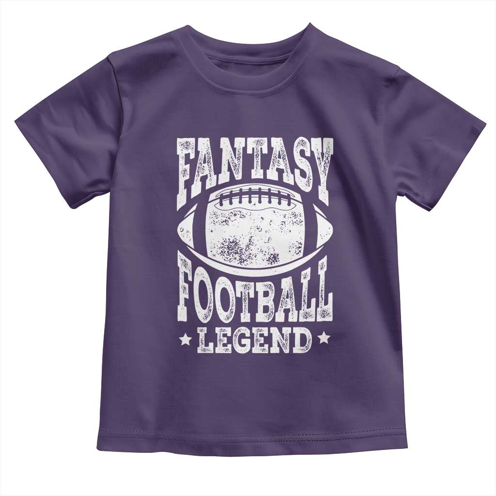 Fantasy Football Legend Toddler T Shirt Funny Gameday Dad - Wonder Print Shop