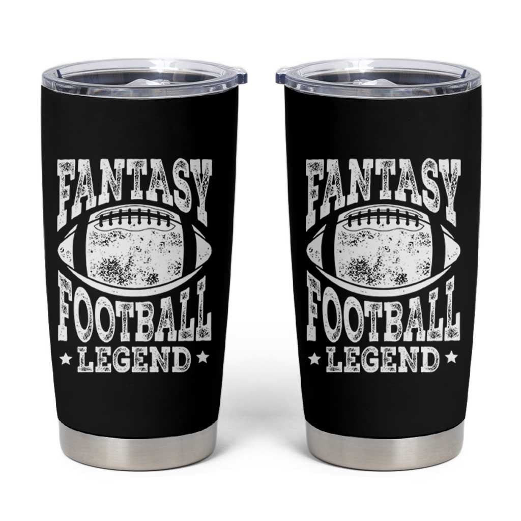 Fantasy Football Legend Tumbler Cup Funny Gameday Dad - Wonder Print Shop