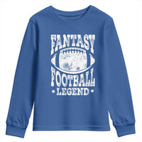 Fantasy Football Legend Youth Sweatshirt Funny Gameday Dad - Wonder Print Shop