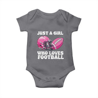 Funny Just A Girl Who Loves Football Baby Onesie - Wonder Print Shop