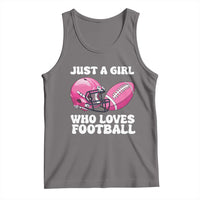 Funny Just A Girl Who Loves Football Tank Top - Wonder Print Shop