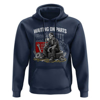 Funny Waiting On Parts Mechanic Skeleton Auto Repair Life Hoodie