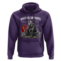 Funny Waiting On Parts Mechanic Skeleton Auto Repair Life Hoodie
