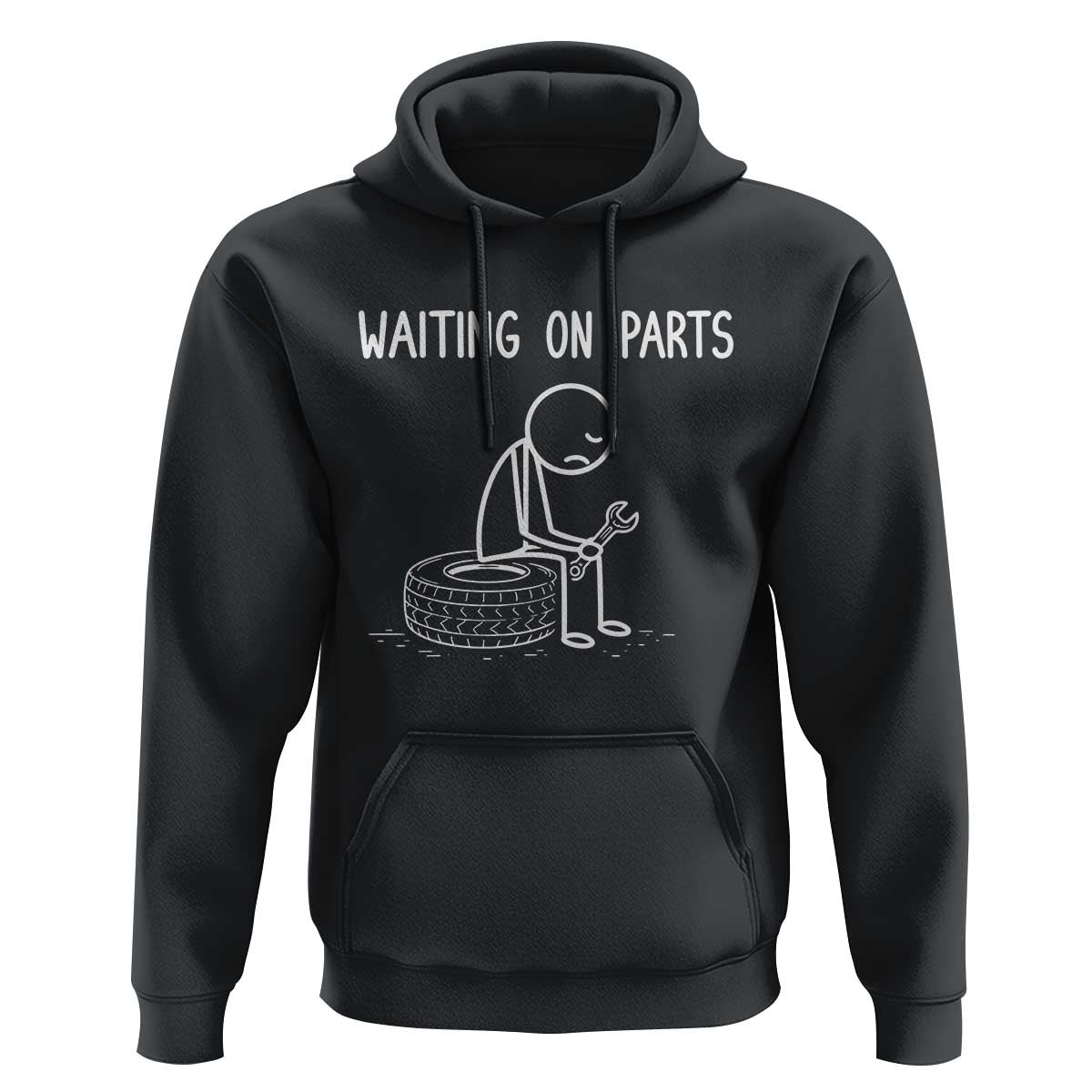 Funny Waiting On Parts Mechanic Auto Repair Car Hoodie