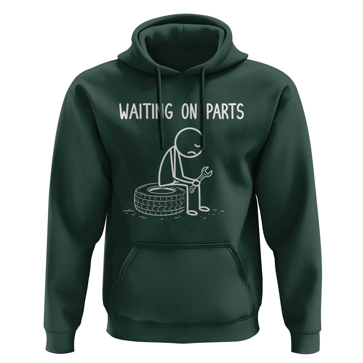 Funny Waiting On Parts Mechanic Auto Repair Car Hoodie