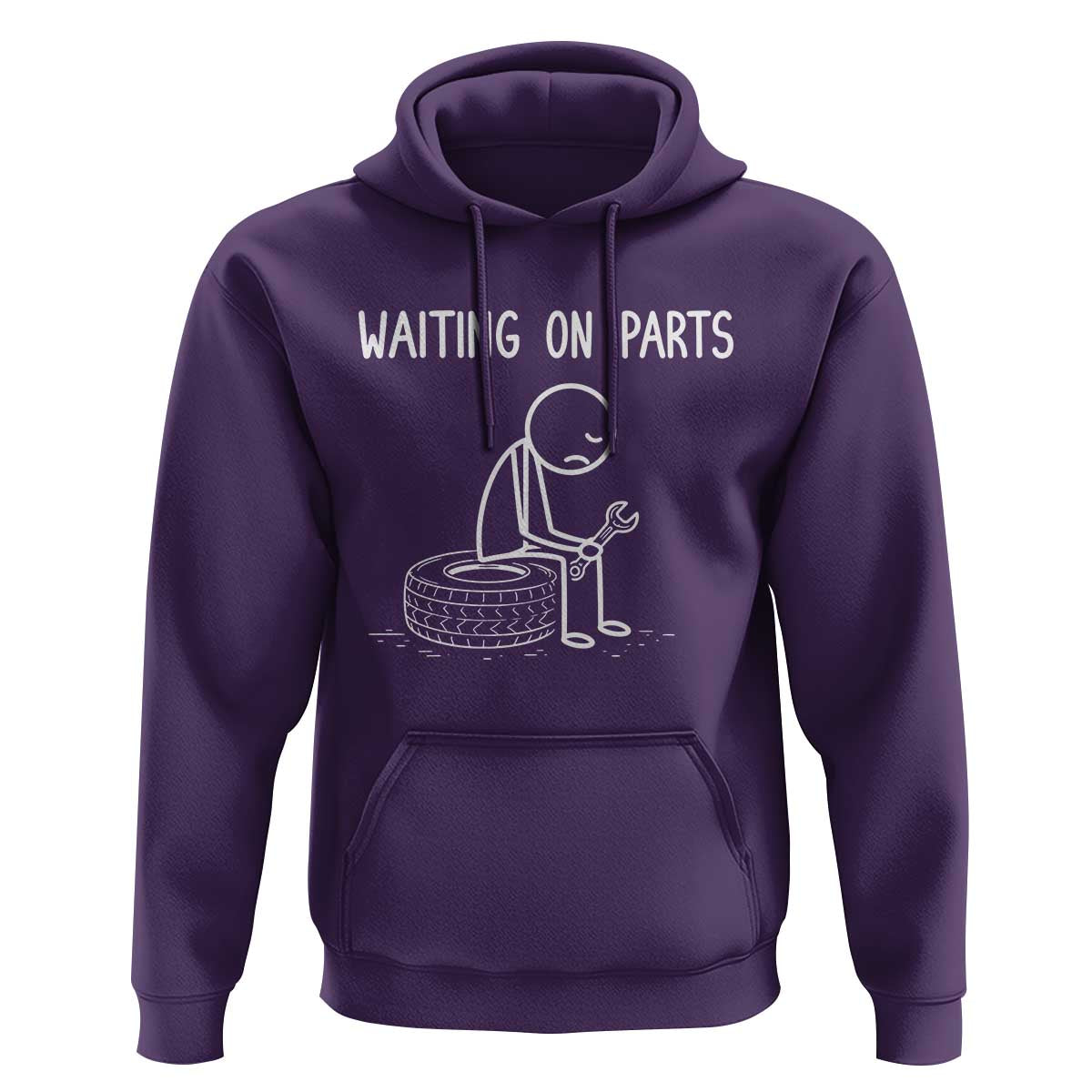 Funny Waiting On Parts Mechanic Auto Repair Car Hoodie