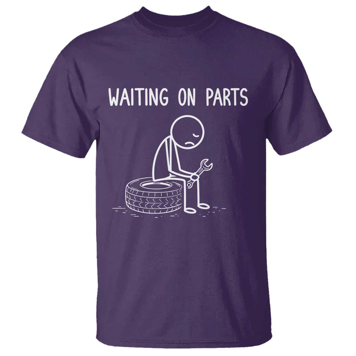 Funny Waiting On Parts Mechanic Auto Repair Car T Shirt