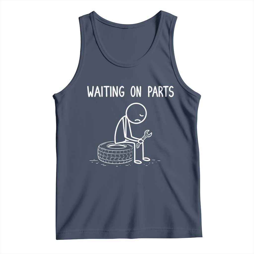 Funny Waiting On Parts Mechanic Auto Repair Car Tank Top