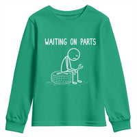 Funny Waiting On Parts Mechanic Auto Repair Car Youth Sweatshirt