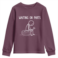 Funny Waiting On Parts Mechanic Auto Repair Car Youth Sweatshirt