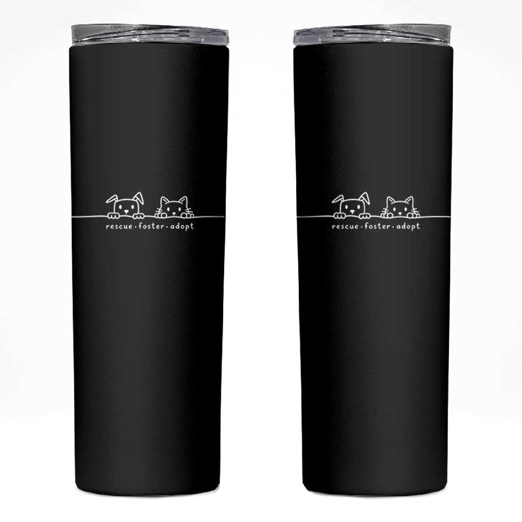 Rescue Dog Cat Skinny Tumbler Adopt Rescue Foster Animal Shelter Volunteer