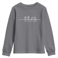 Rescue Dog Cat Youth Sweatshirt Adopt Rescue Foster Animal Shelter Volunteer