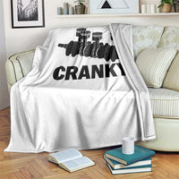 Cranky Car Engine Crankshaft Cars Lover Throw Blanket Mechanics Father Day