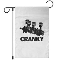 Cranky Car Engine Crankshaft Cars Lover Garden Flag Mechanics Father Day