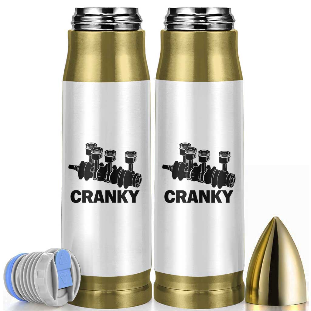 Cranky Car Engine Crankshaft Cars Lover Bullet Tumbler Mechanics Father Day
