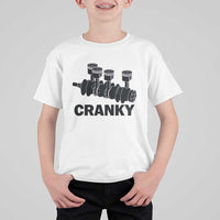 Cranky Car Engine Crankshaft Cars Lover T Shirt For Kid Mechanics Father Day