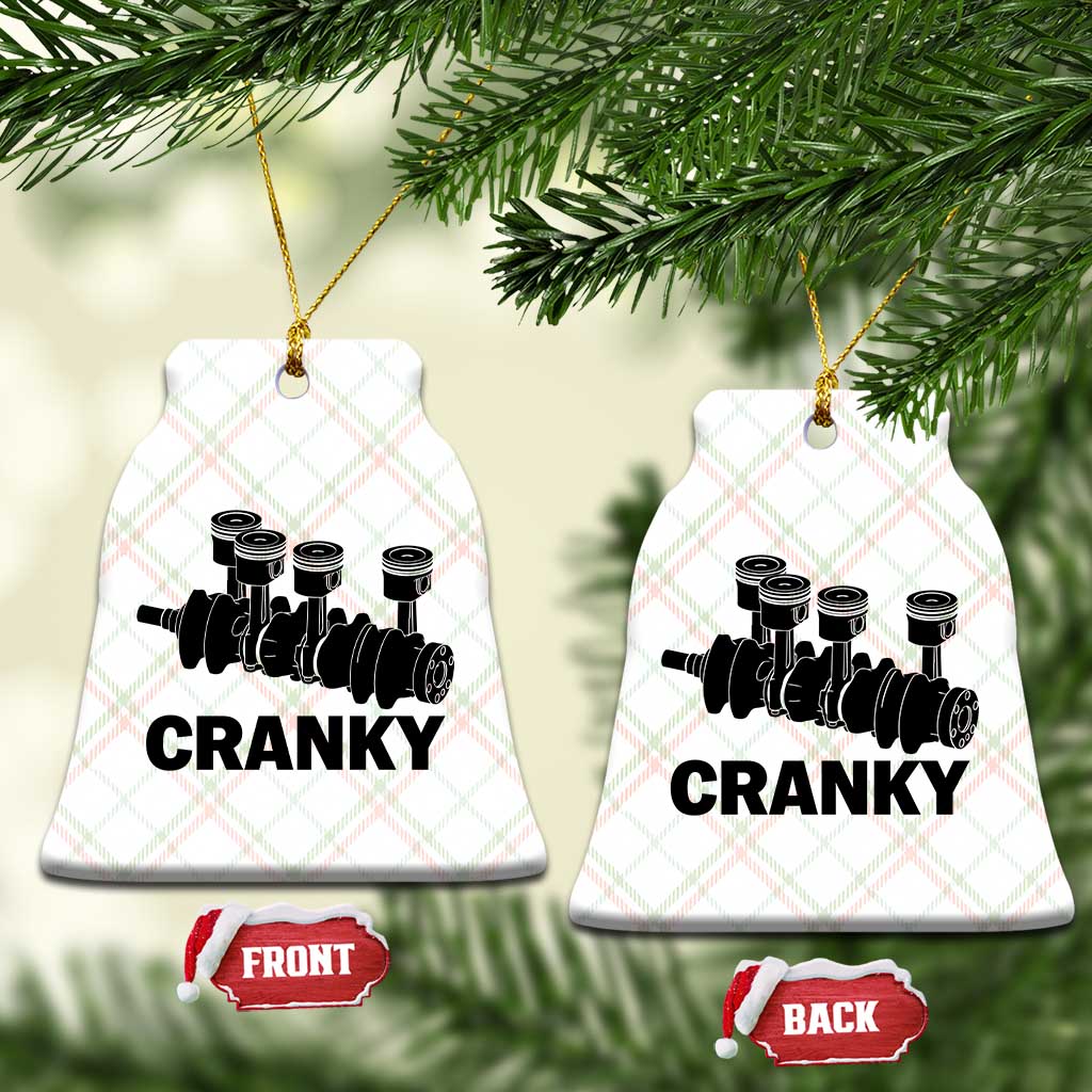 Cranky Car Engine Crankshaft Cars Lover Ceramic Ornament Mechanics Father Day