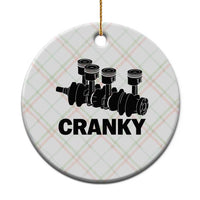 Cranky Car Engine Crankshaft Cars Lover Ceramic Ornament Mechanics Father Day