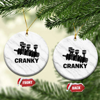 Cranky Car Engine Crankshaft Cars Lover Ceramic Ornament Mechanics Father Day