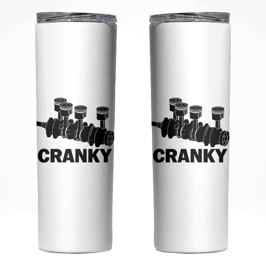 Cranky Car Engine Crankshaft Cars Lover Skinny Tumbler Mechanics Father Day