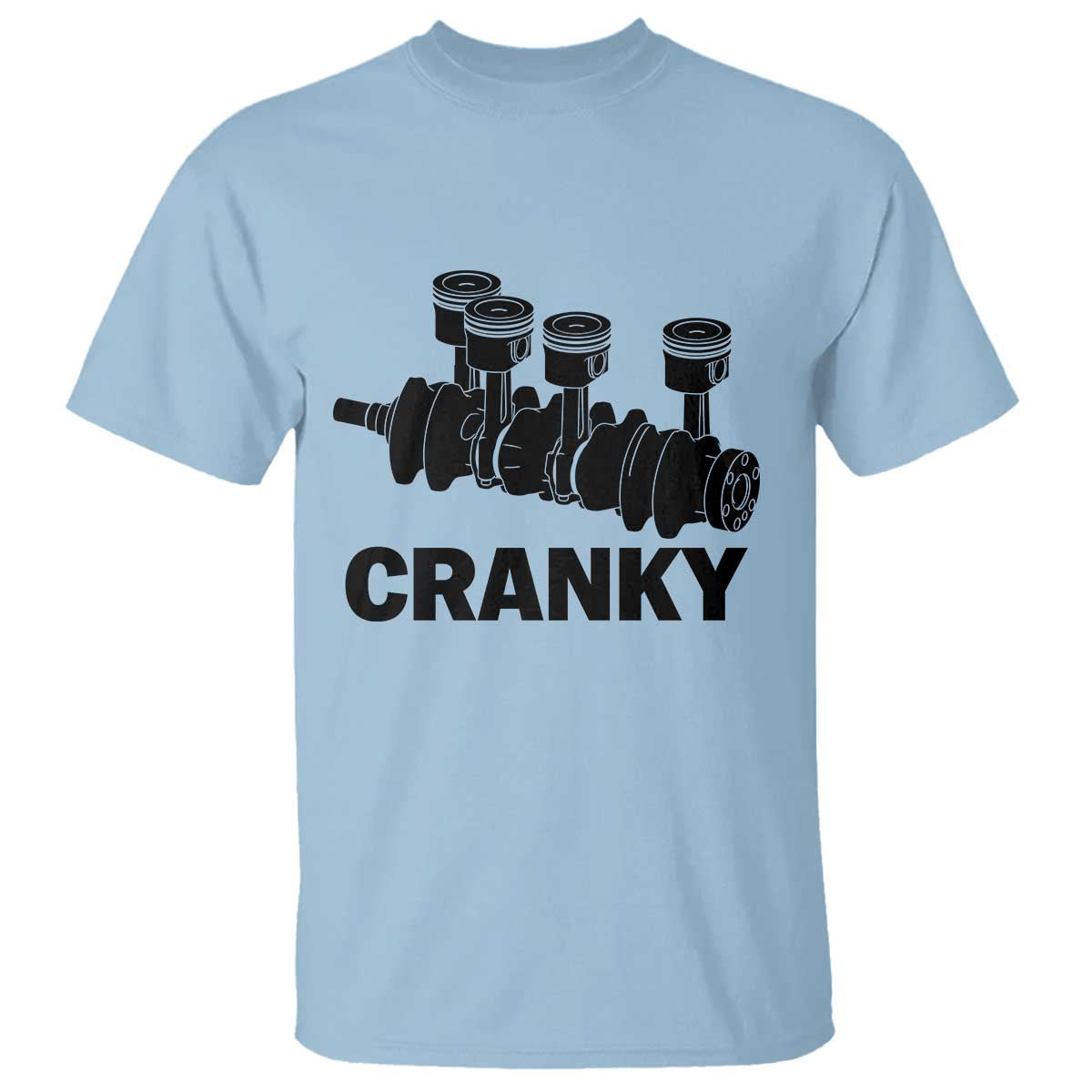 Cranky Car Engine Crankshaft Cars Lover T Shirt Mechanics Father Day