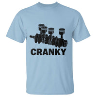 Cranky Car Engine Crankshaft Cars Lover T Shirt Mechanics Father Day