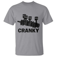 Cranky Car Engine Crankshaft Cars Lover T Shirt Mechanics Father Day