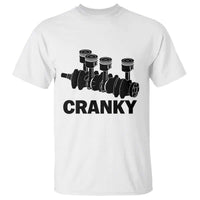 Cranky Car Engine Crankshaft Cars Lover T Shirt Mechanics Father Day