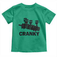 Cranky Car Engine Crankshaft Cars Lover Toddler T Shirt Mechanics Father Day