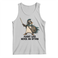 Flight Was Never An Option Funny Penguin Tank Top Sarcastic Dark Humor Animal