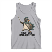 Flight Was Never An Option Funny Penguin Tank Top Sarcastic Dark Humor Animal