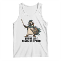 Flight Was Never An Option Funny Penguin Tank Top Sarcastic Dark Humor Animal