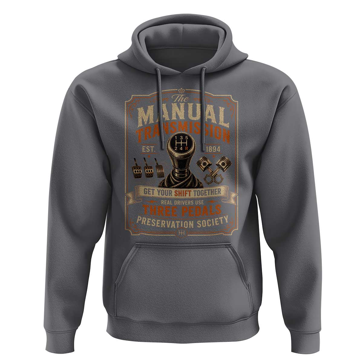 Car Guy Hoodie The Manual Transmission Preservation Society