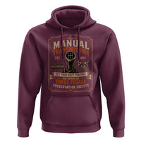 Car Guy Hoodie The Manual Transmission Preservation Society
