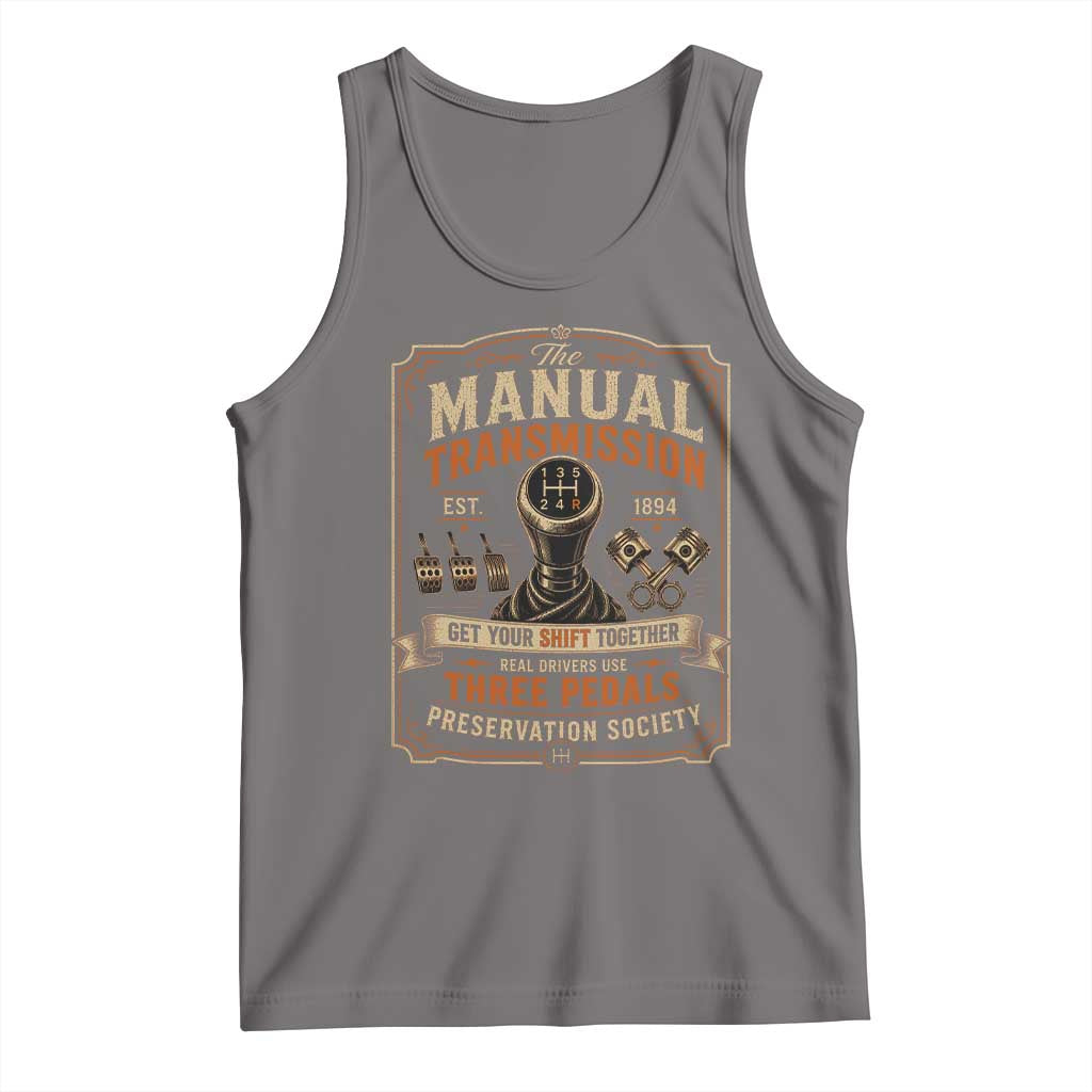 Car Guy Tank Top The Manual Transmission Preservation Society